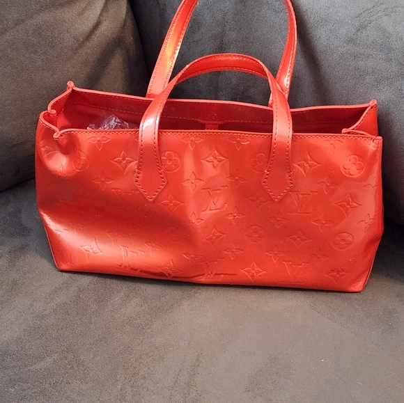 Orange Louis Vuitton Monogram Vernis - Picture 6 of 10